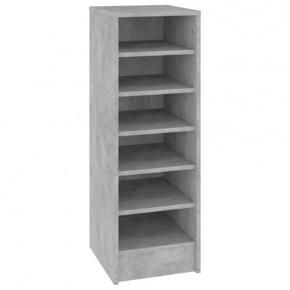 Armoire à chaussures Gris 31,5x35x90 cm Aggloméré