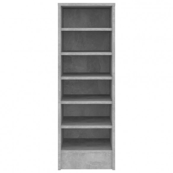 Armoire à chaussures Gris 31,5x35x90 cm Aggloméré