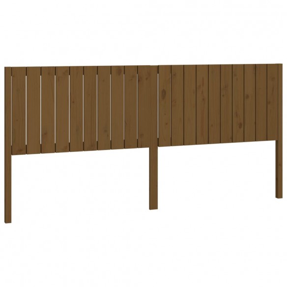 Tête de lit Marron miel 205,5x4x100 cm Bois massif de pin