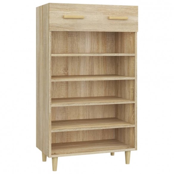 Armoire à chaussures Chêne sonoma 60x35x105cm Bois d'ingénierie