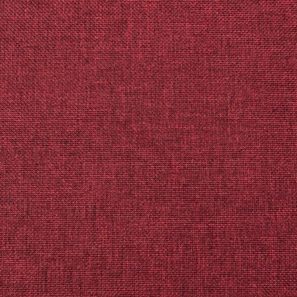 Repose-pied Rouge bordeaux 78x56x32 cm Tissu