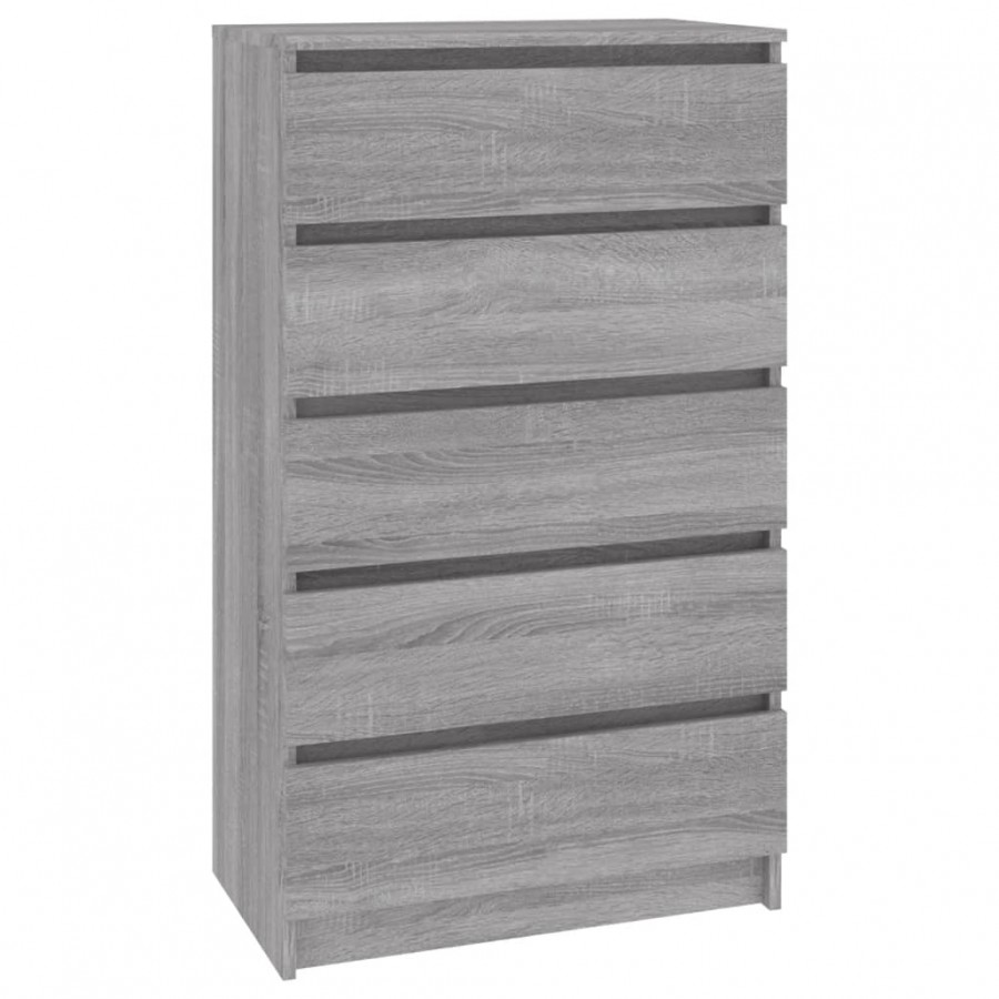 Commode Sonoma gris 60x36x103 cm 
