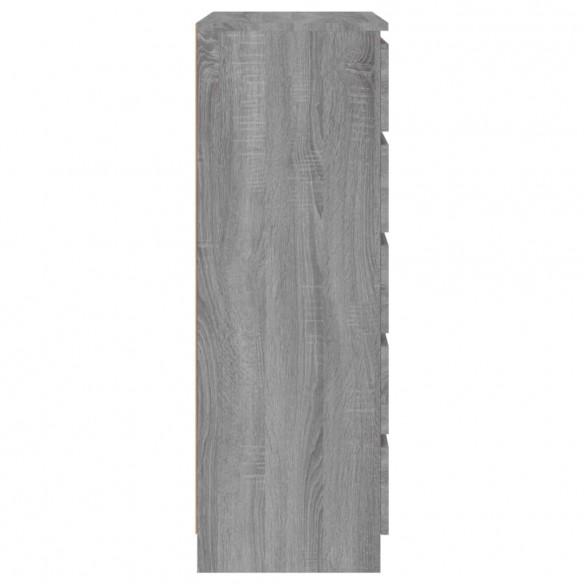 Commode Sonoma gris 60x36x103 cm Bois d'ingénierie