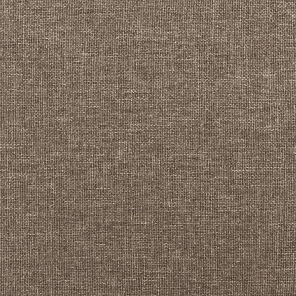 Sommier à lattes de lit Taupe 90x200 cm Tissu