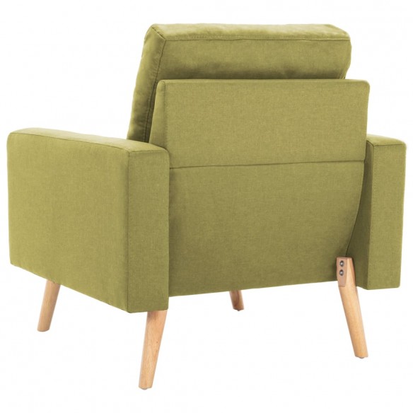 Ensemble de canapés 2 pcs Tissu Vert