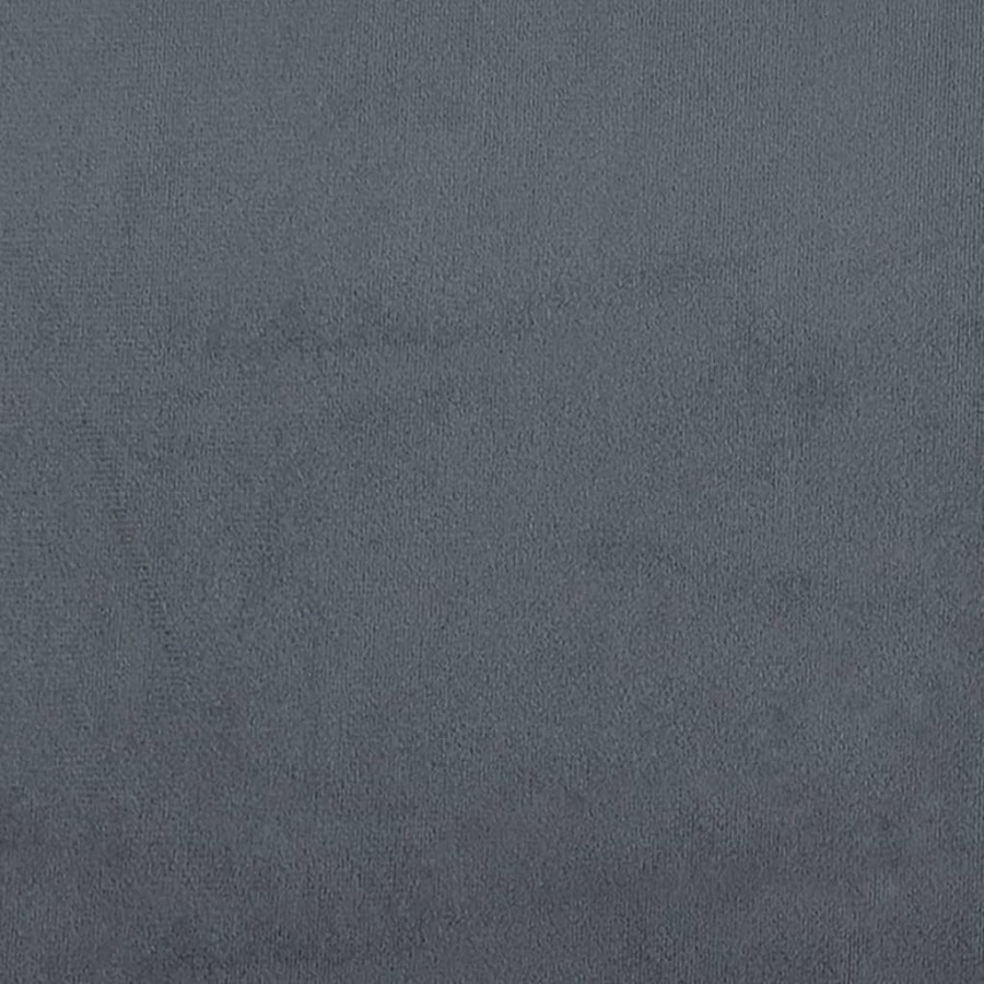 Banc Gris foncé 108x79x79 cm Velours
