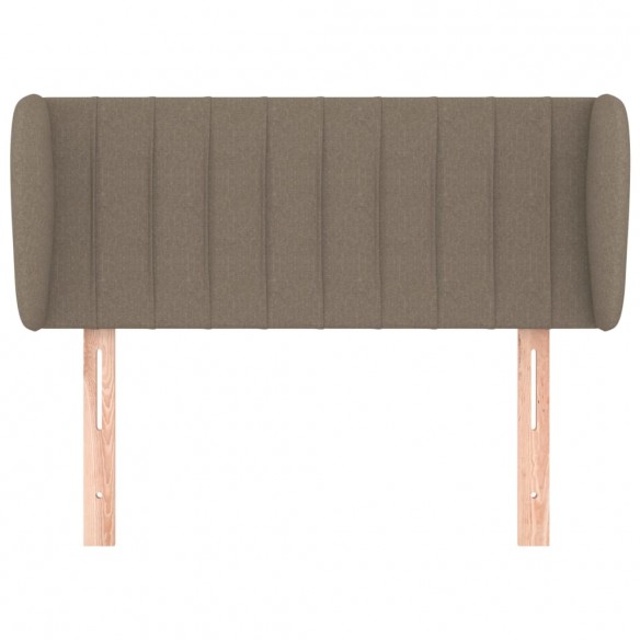 Tête de lit avec oreilles Taupe 103x23x78/88 cm Tissu