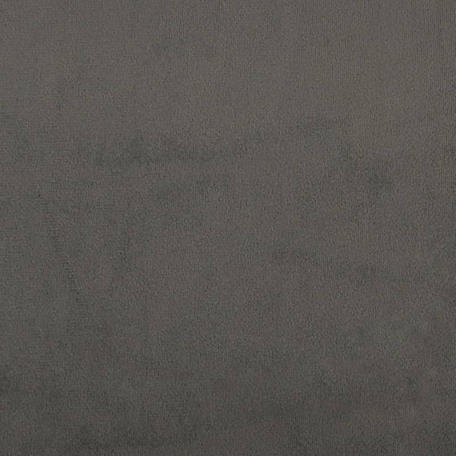 Têtes de lit 2 pcs Gris foncé 100x5x78/88 cm Velours