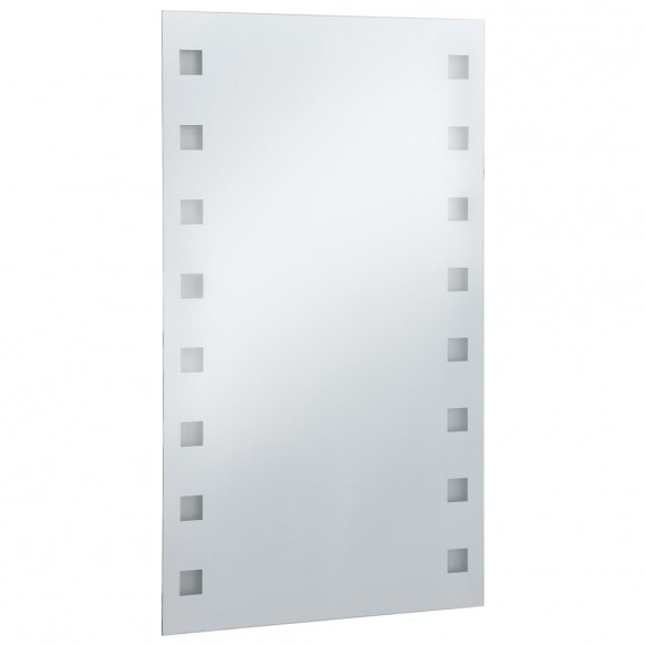 Miroir mural à LED pour salle de bains 60x100 cm