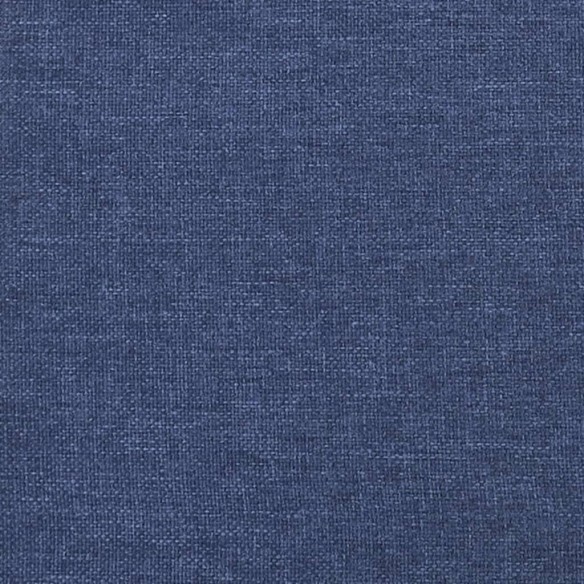 Sommier à lattes de lit Bleu 160x200 cm Tissu