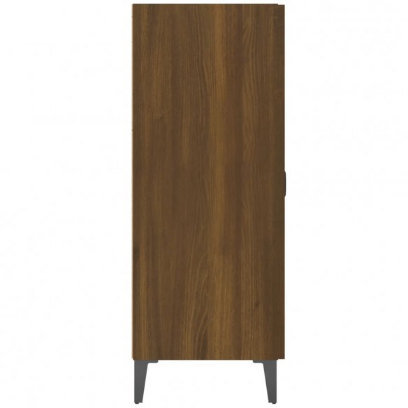 Buffet chêne marron 69,5x34x90 cm bois d'ingénierie