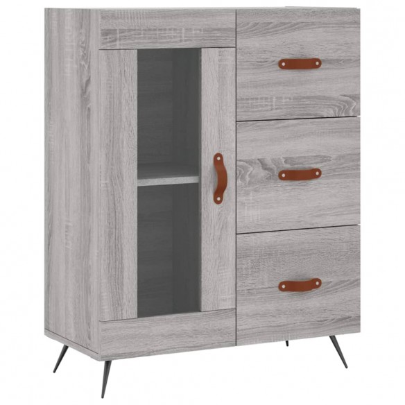 Buffet sonoma gris 69,5x34x90 cm bois d'ingénierie