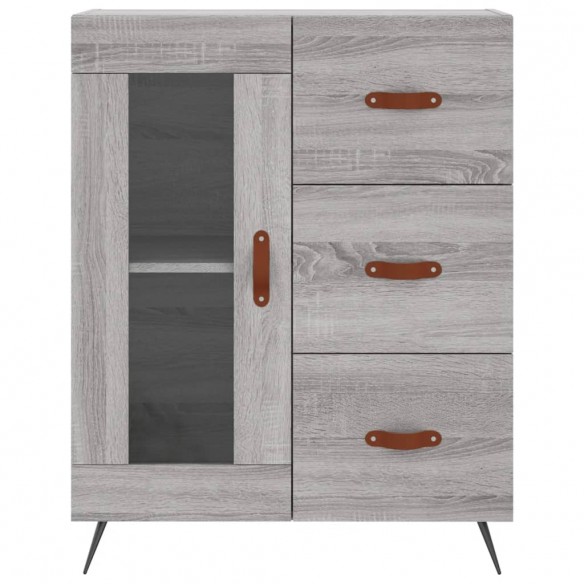 Buffet sonoma gris 69,5x34x90 cm bois d'ingénierie