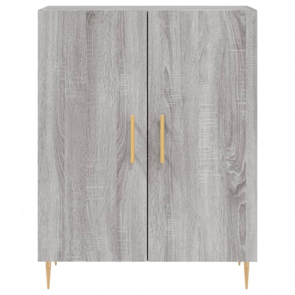 Buffet sonoma gris 69,5x34x90 cm bois d'ingénierie