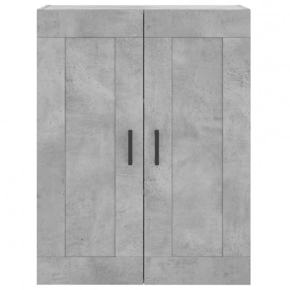 Armoire murale gris béton 69,5x34x90 cm bois d'ingénierie