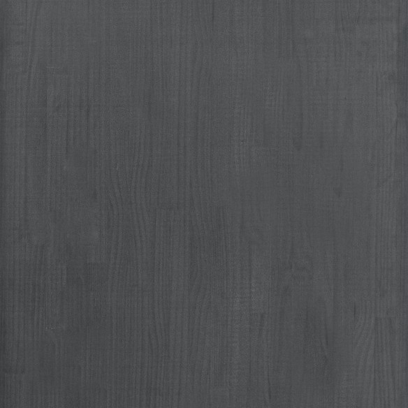 Étagère de rangement Gris 60x30x210 cm Bois de pin massif