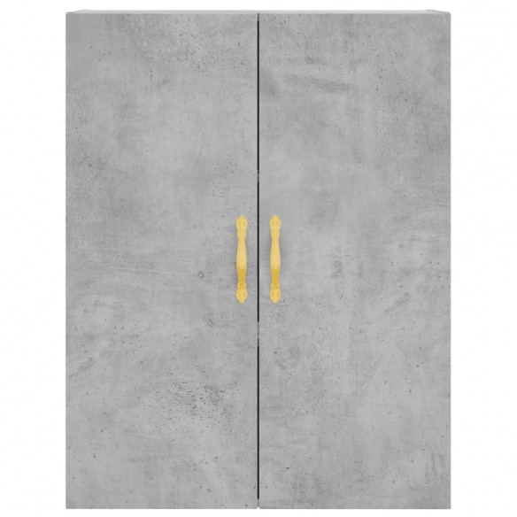 Armoires murales 2 pcs gris béton 69,5x34x90 cm