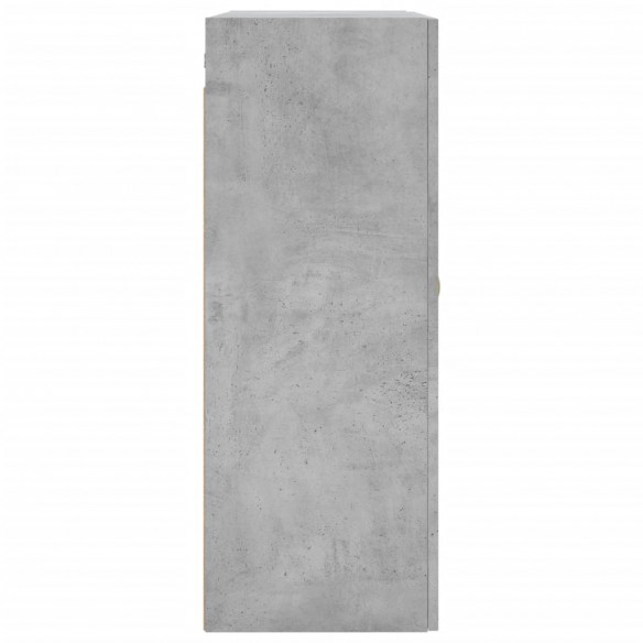 Armoires murales 2 pcs gris béton 69,5x34x90 cm