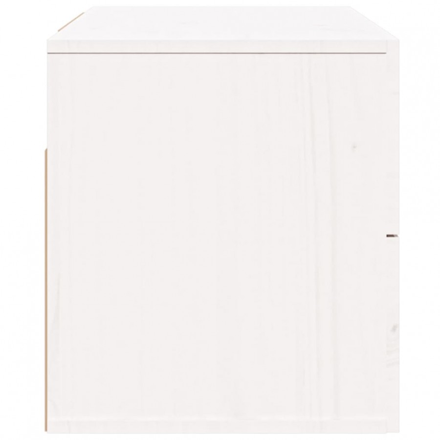Tables de chevet murales 2 pcs Blanc 50x36x40 cm