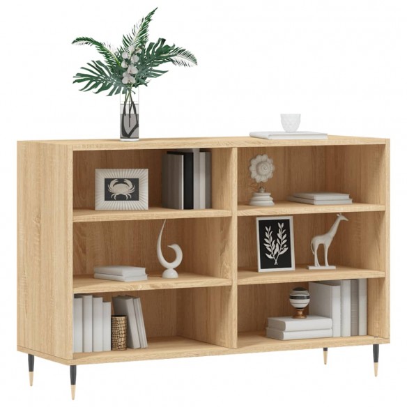 Buffet chêne sonoma 103,5x35x70 cm bois d'ingénierie