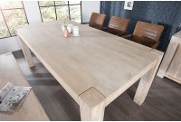 Table de salle à manger 200cm en bois d'acacia