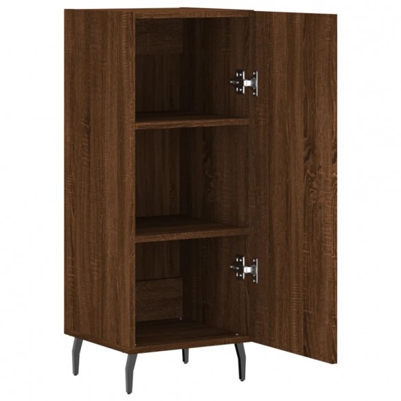 Buffet Chêne marron 34,5x34x90 cm Bois d'ingénierie