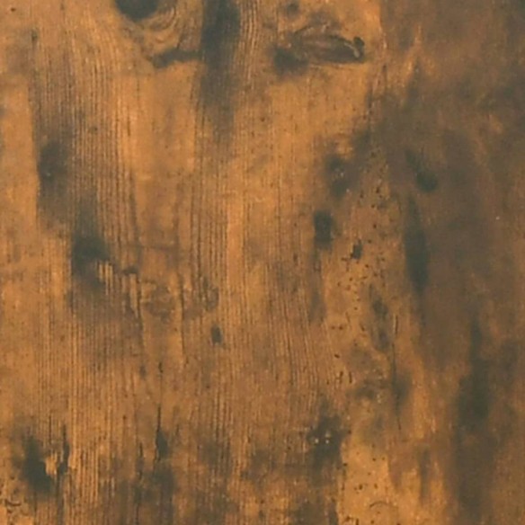 Table de chevet murale Chêne fumé 50x36x47 cm