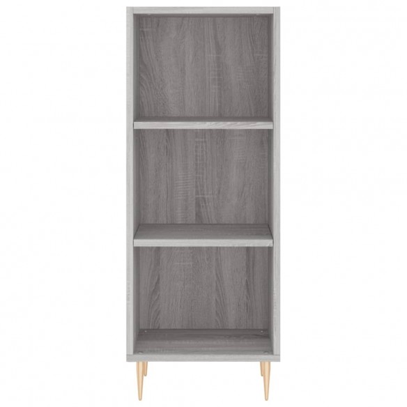 Buffet haut Sonoma gris 34,5x32,5x180 cm Bois d'ingénierie