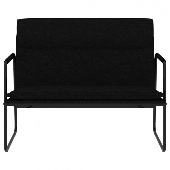 Banc Noir 100x64x80 cm Tissu