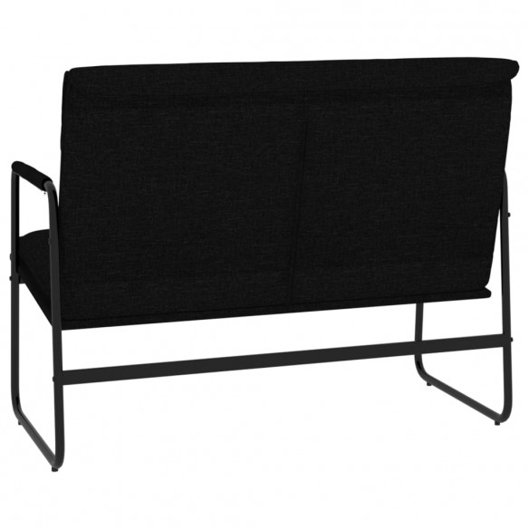 Banc Noir 100x64x80 cm Tissu