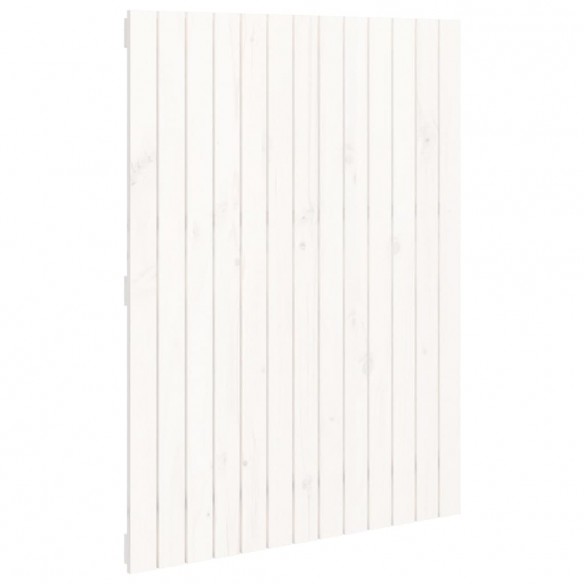 Tête de lit murale Blanc 82,5x3x110 cm Bois massif de pin