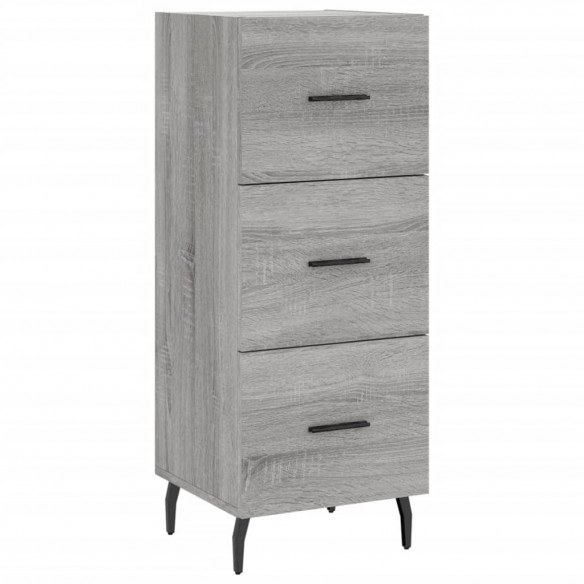 Buffet haut Sonoma gris 34,5x34x180 cm Bois d'ingénierie