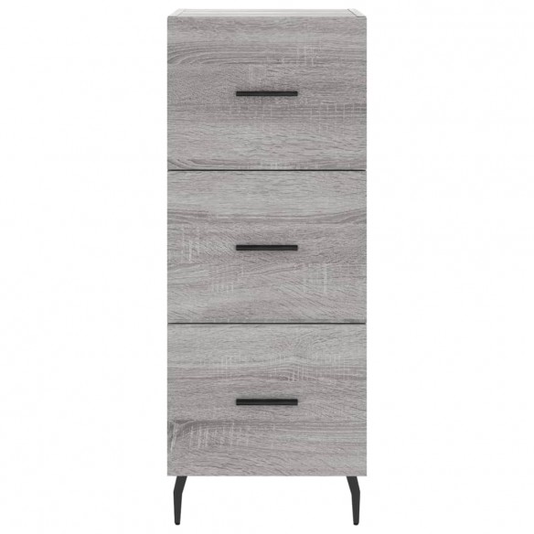 Buffet haut Sonoma gris 34,5x34x180 cm Bois d'ingénierie