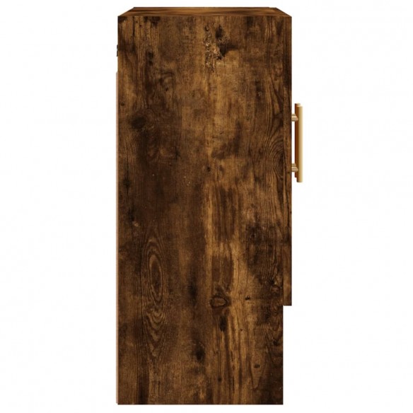 Armoire murale chêne fumé 60x31x70 cm bois d'ingénierie