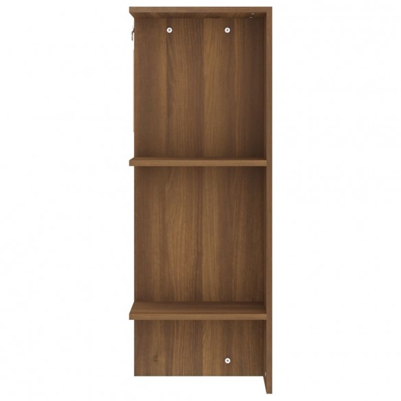 Armoires de couloir 2 pcs Chêne marron Bois d'ingénierie