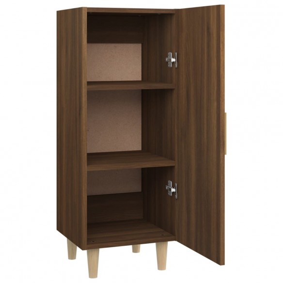 Buffet Chêne marron 34,5x34x90 cm Bois d'ingénierie