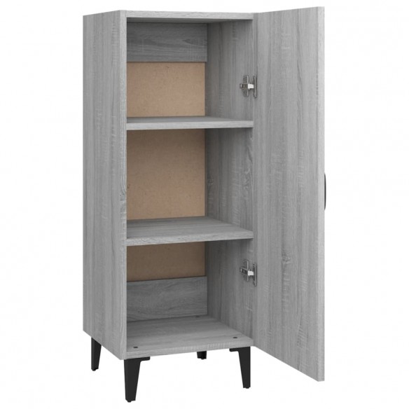 Buffet Sonoma gris 34,5x34x90 cm Bois d'ingénierie