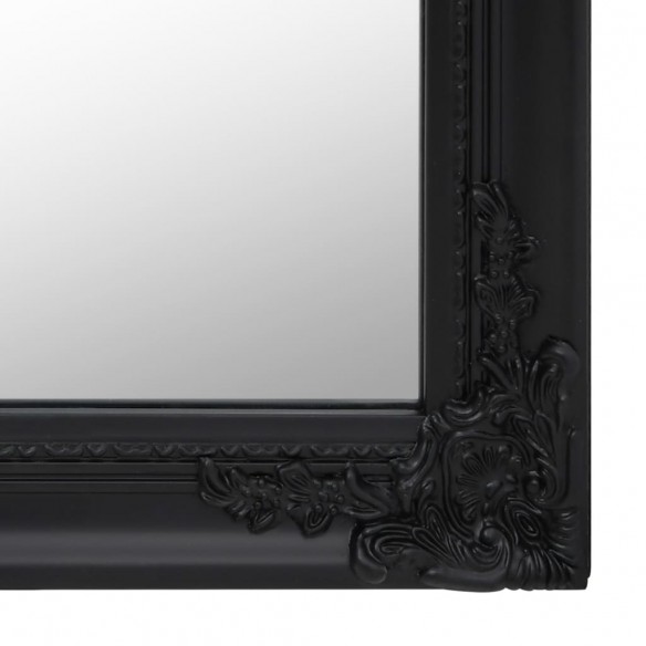 Miroir sur pied Noir 50x200 cm