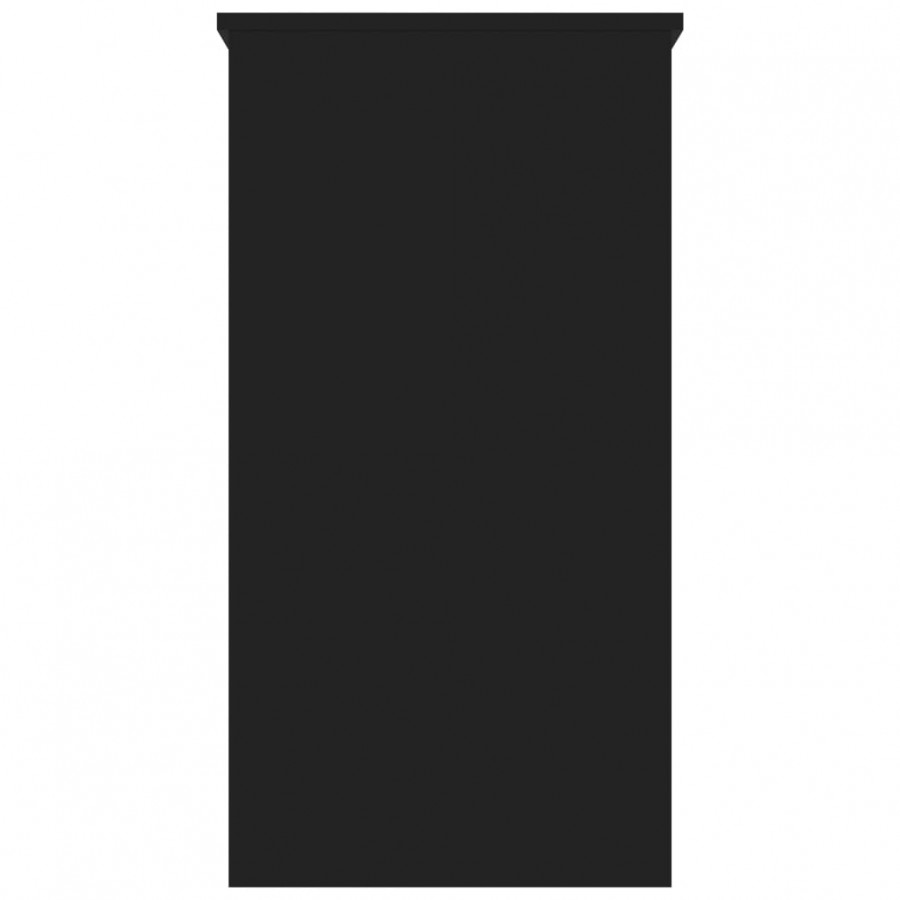 Bureau Noir 80x40x75 cm Aggloméré