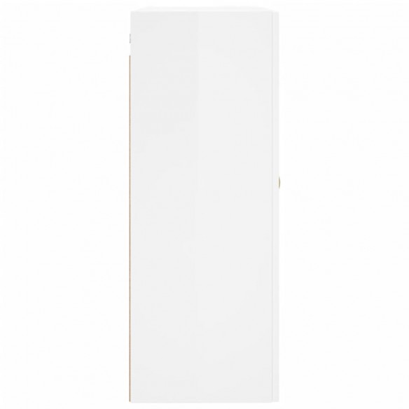 Armoires murales 2 pcs blanc brillant 69,5x34x90 cm