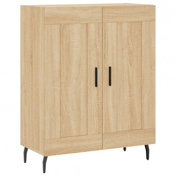 Buffet haut Chêne sonoma 69,5x34x180 cm Bois d'ingénierie