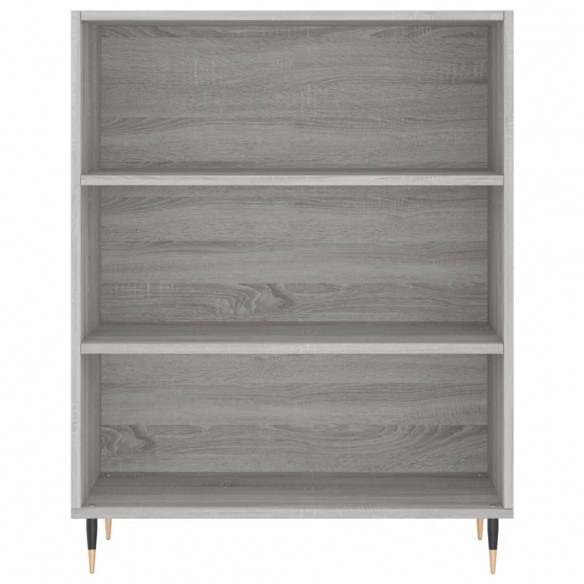 Buffet sonoma gris 69,5x32,5x180 cm bois d'ingénierie