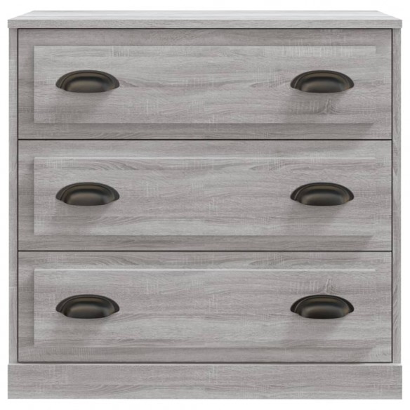 Buffets 2 pcs sonoma gris bois d'ingénierie