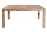 Table à manger extensible 160-240 cm en bois d'acacia