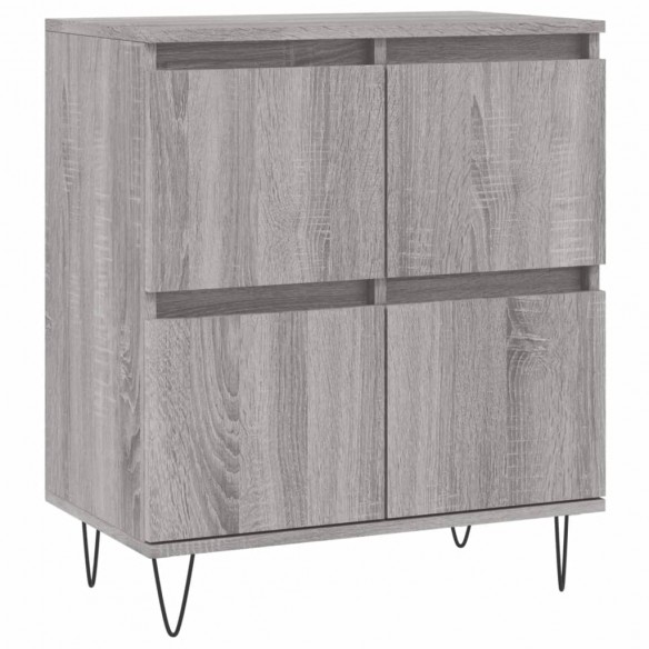 Buffet Sonoma gris 60x35x70 cm Bois d'ingénierie