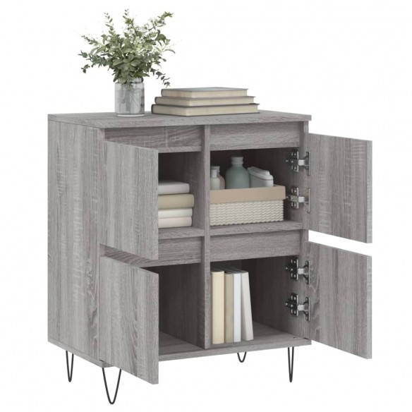 Buffet Sonoma gris 60x35x70 cm Bois d'ingénierie