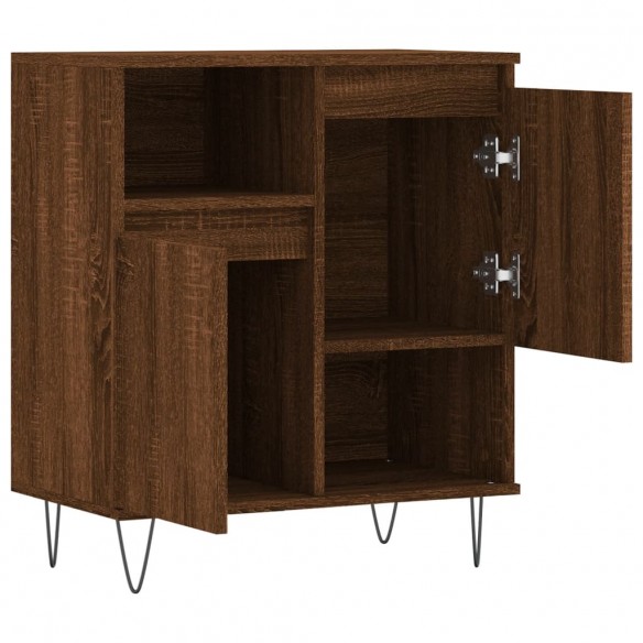 Buffet Chêne marron 60x35x70 cm Bois d'ingénierie