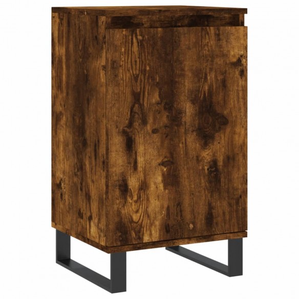 Buffet chêne fumé 40x35x70 cm bois d'ingénierie