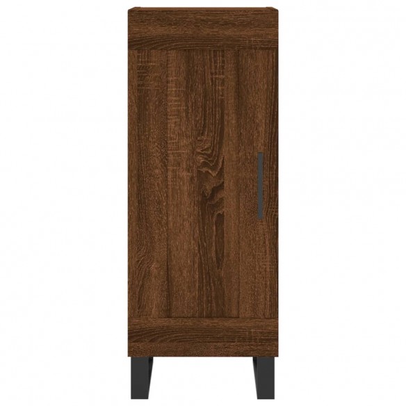 Buffet Chêne marron 34,5x34x90 cm Bois d'ingénierie