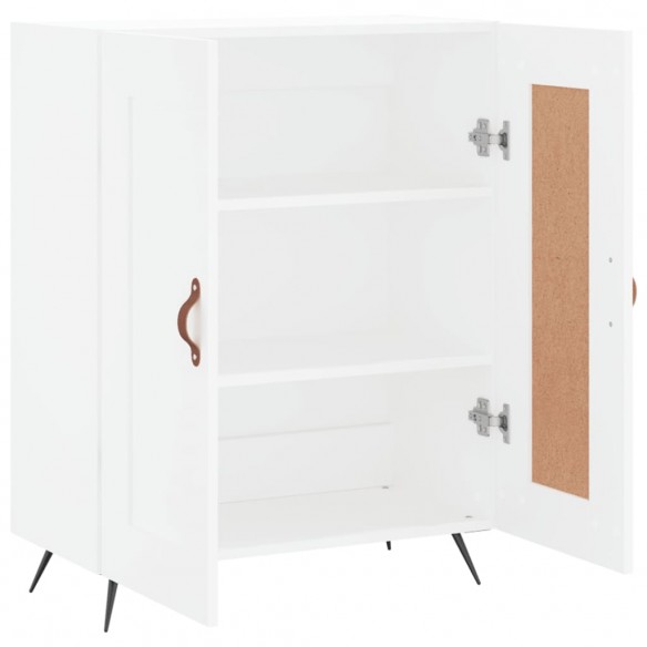 Buffet blanc 69,5x34x90 cm bois d'ingénierie